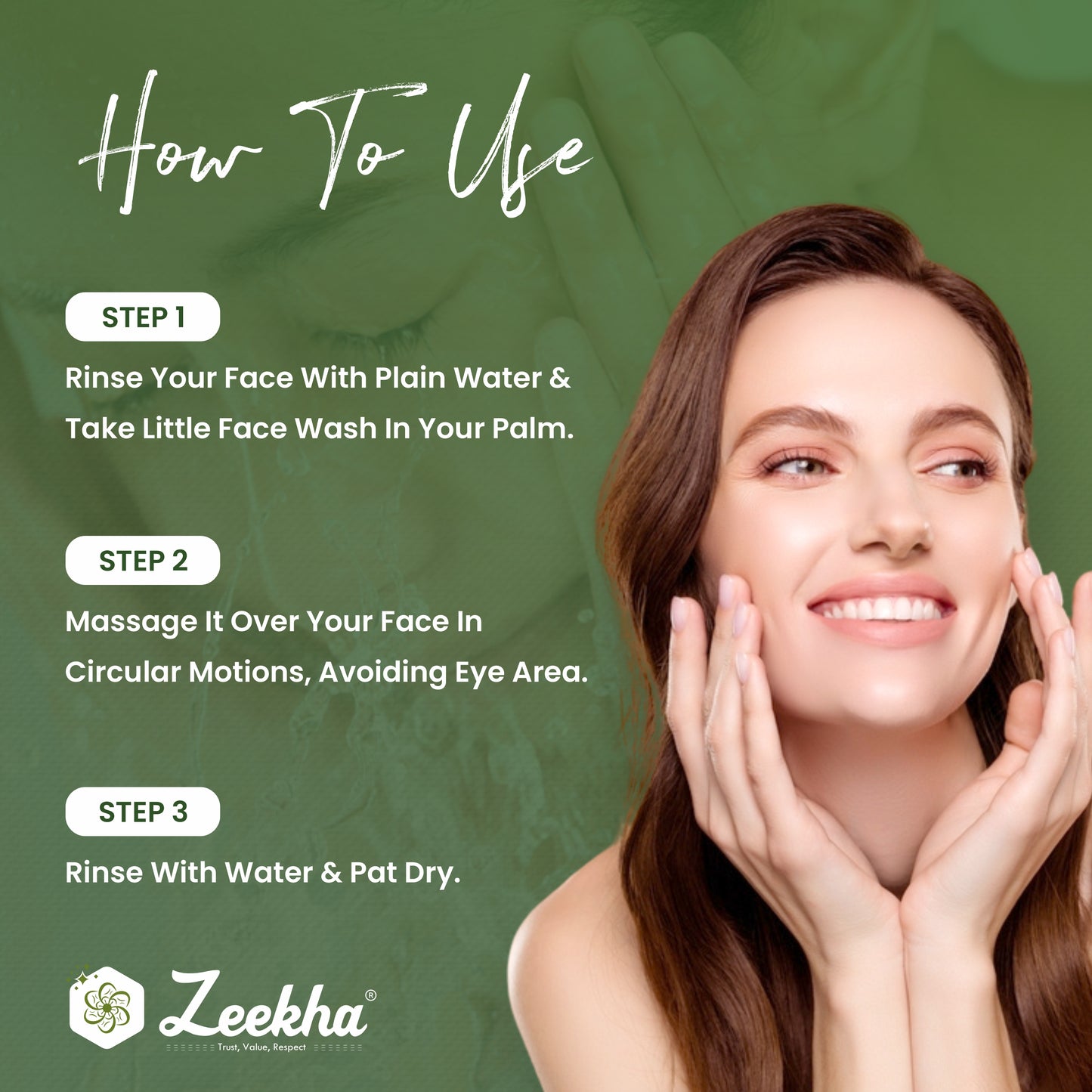 ZEEKHA Instant Glow Face Wash, Skin Lightening & Tan Removal Face wash,Oil Controal & Remove Pigmentation , Tan Removal Face Wash, All Skin Types Face Wash 100ml(Pack of 1)