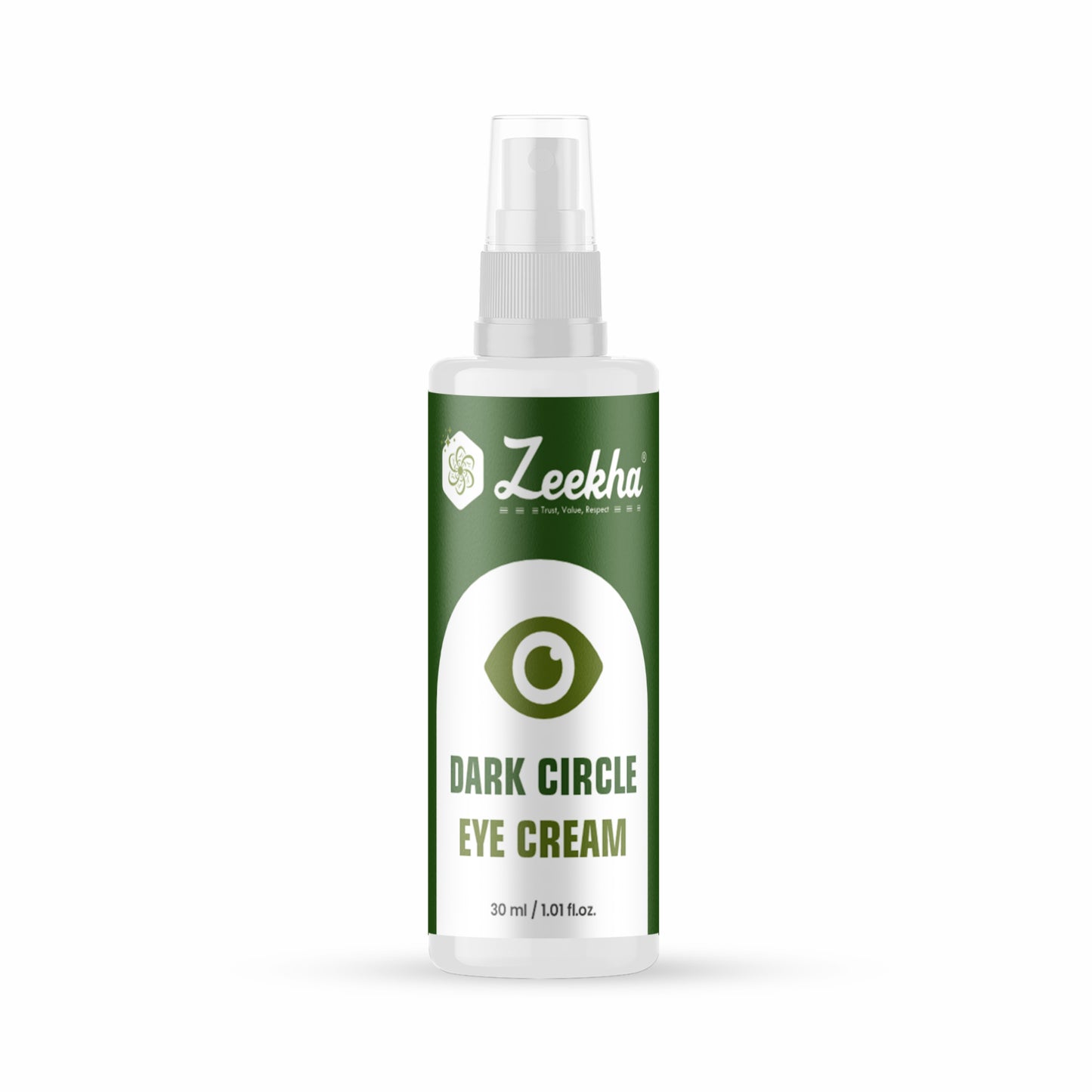 ZEEKHA Dark Circles, Under Eye Cream for Dark Circles, with Cucumber & Peptides - 30ml"