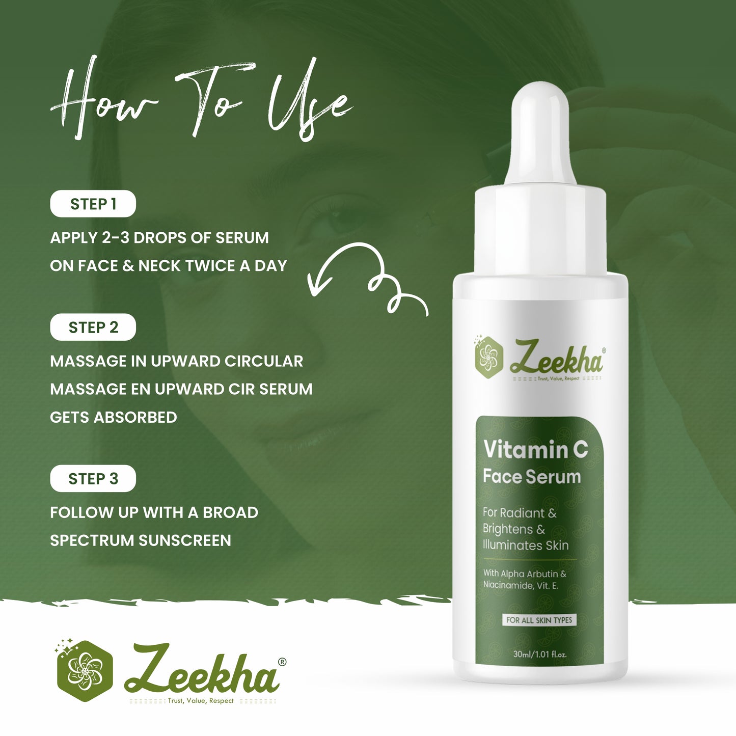 ZEEKHA 10% Vitamin C Face Serum (30 ml)