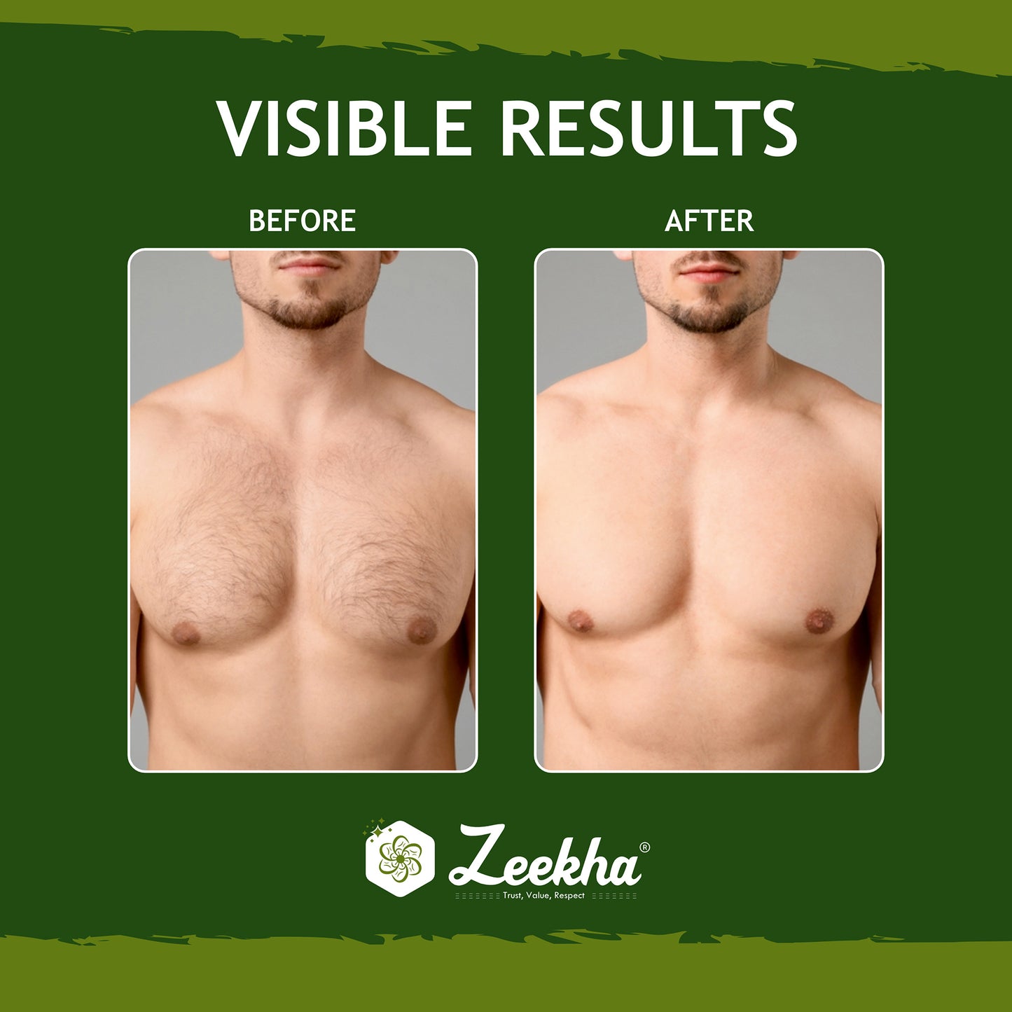 ZEEKHA 100% Original Hair Removal Cream for Men & Women, Painless  Hair Removal Cream for Chest, Back, Under Arms & Intimate Area Easy To Use Quick Result 7-9 Minit’s Hair Remover  (100ml)