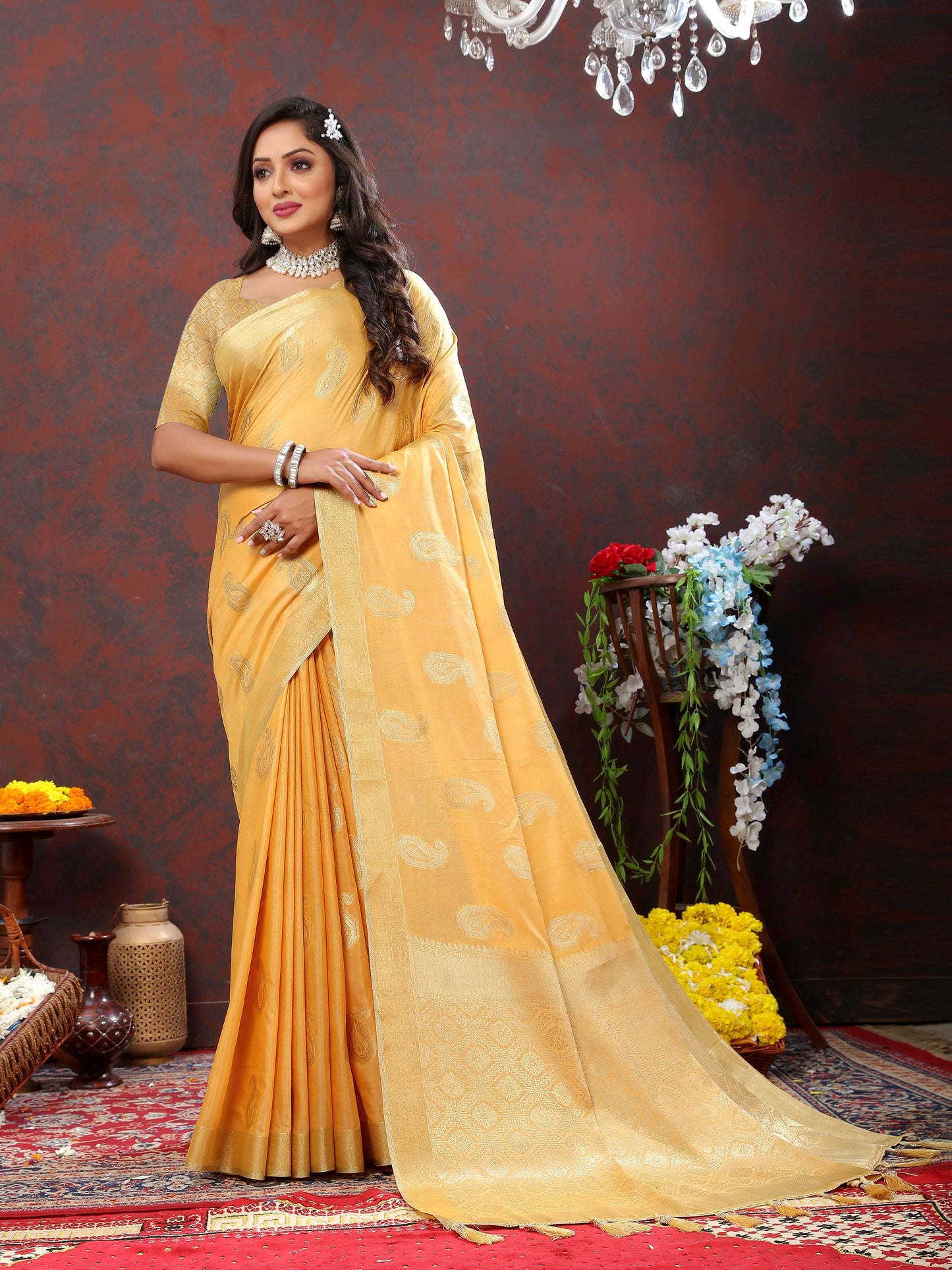 luxurious designer Women's Soft Cotton saree with zari  weawing design  and Rich Zari weawing silk saree