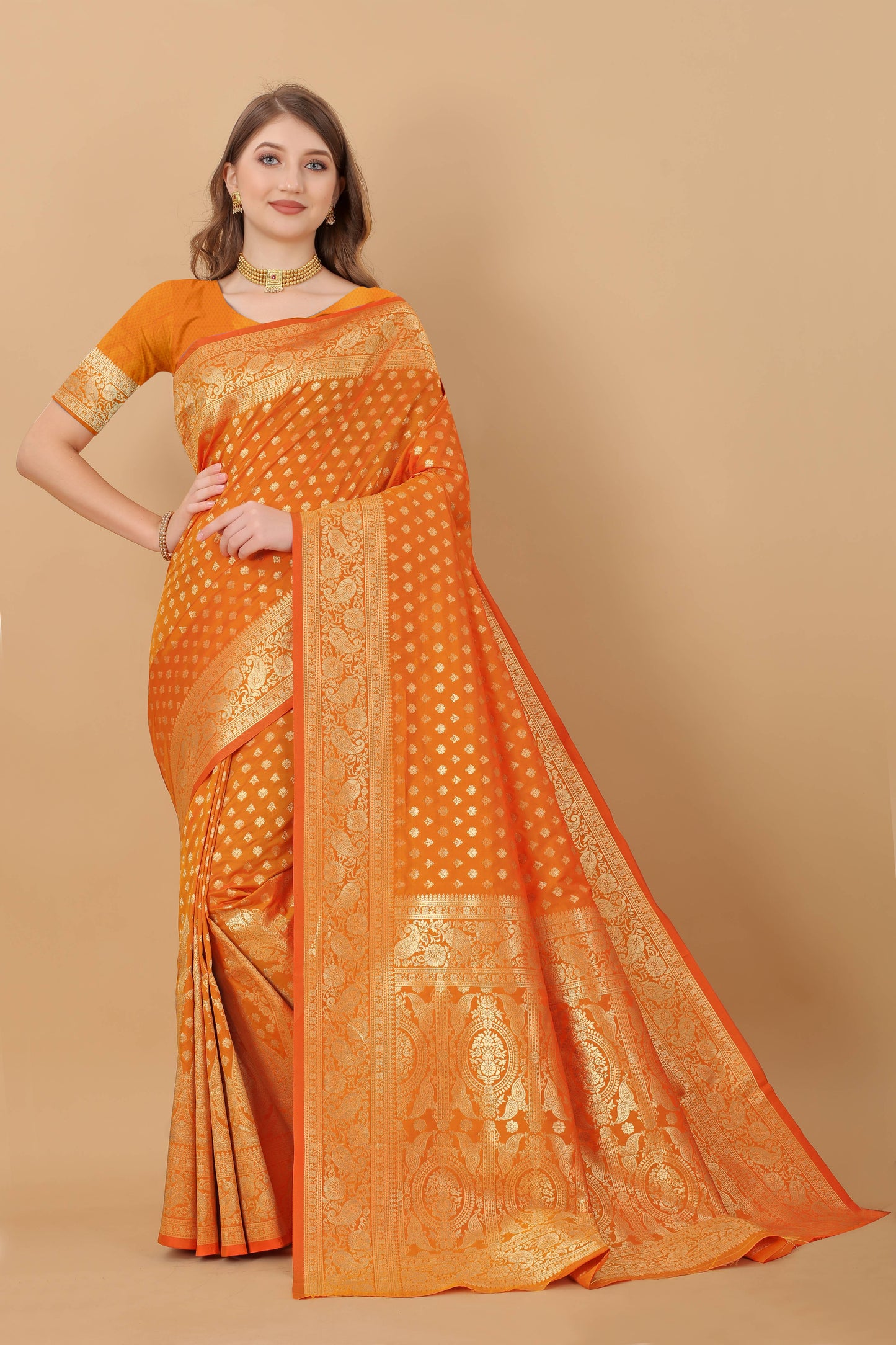 luxurious designer Women's Soft Silk saree with zari  weawing design  and Rich Zari weawing silk saree