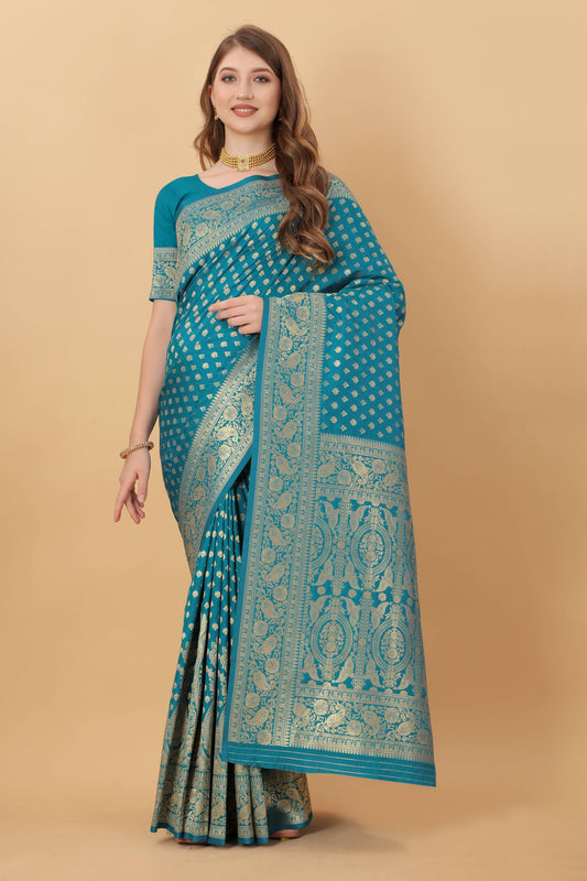 luxurious designer Women's Soft Silk saree with zari  weawing design  and Rich Zari weawing silk saree