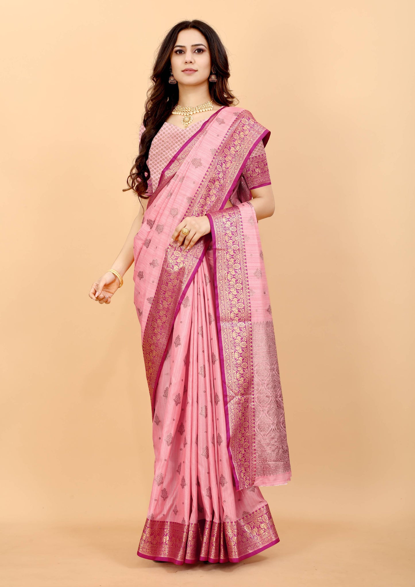 luxurious designer Women's Soft Silk saree with zari  weawing design  and Rich Zari weawing silk saree