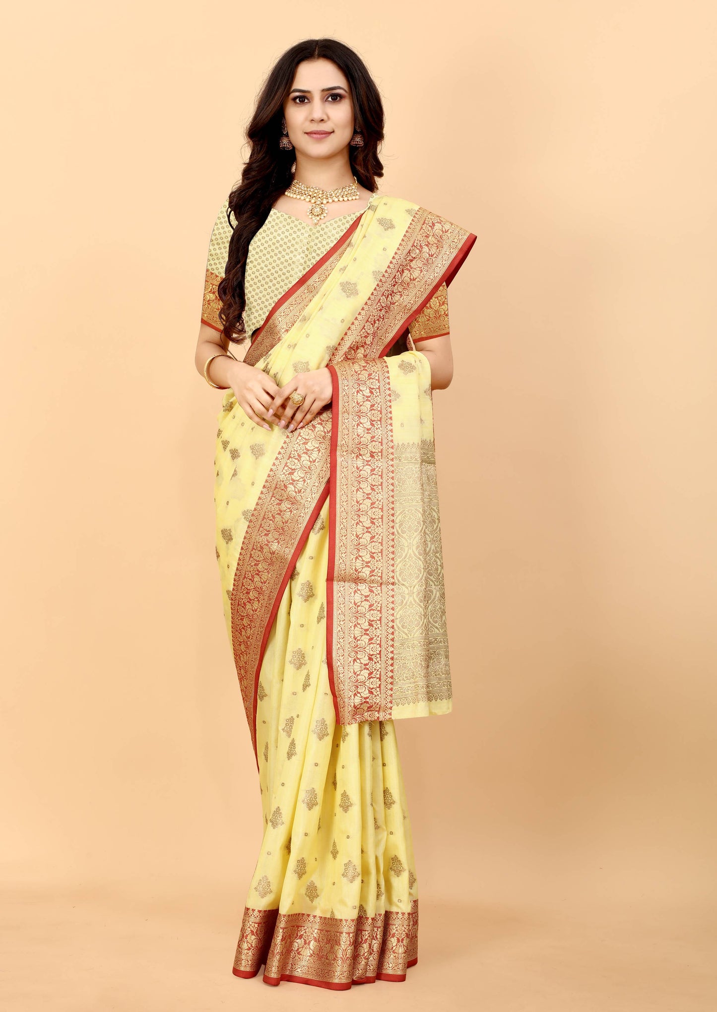 luxurious designer Women's Soft Silk saree with zari  weawing design  and Rich Zari weawing silk saree