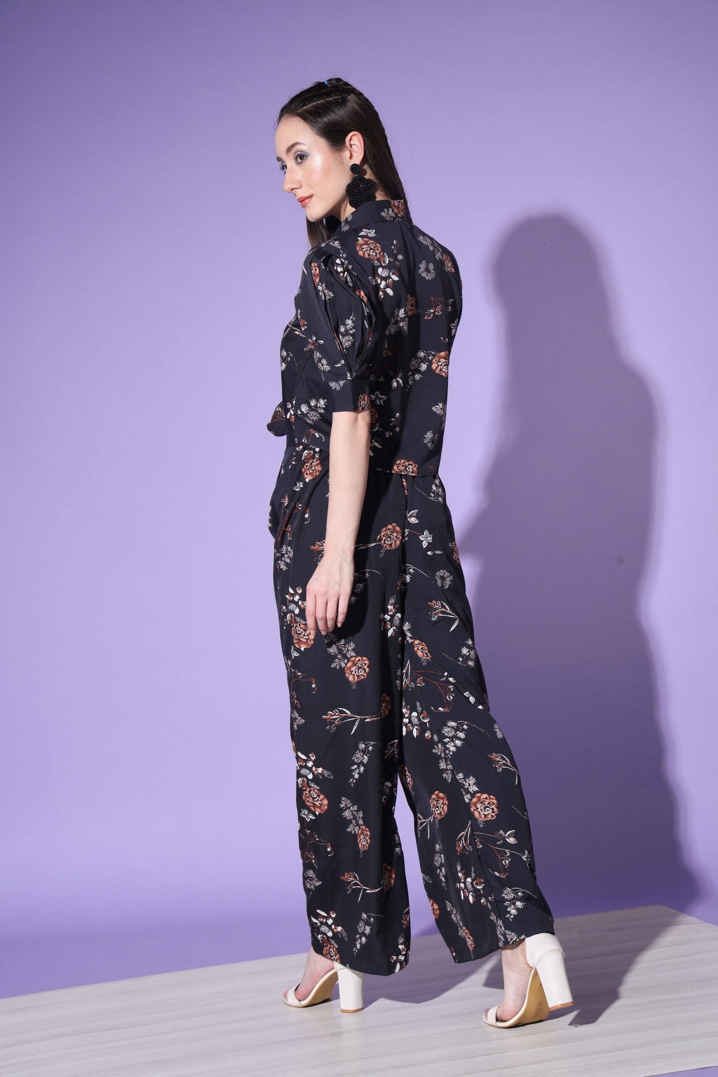 Beautiful Floral Printed Shirt With Trousers-SUCOD-01