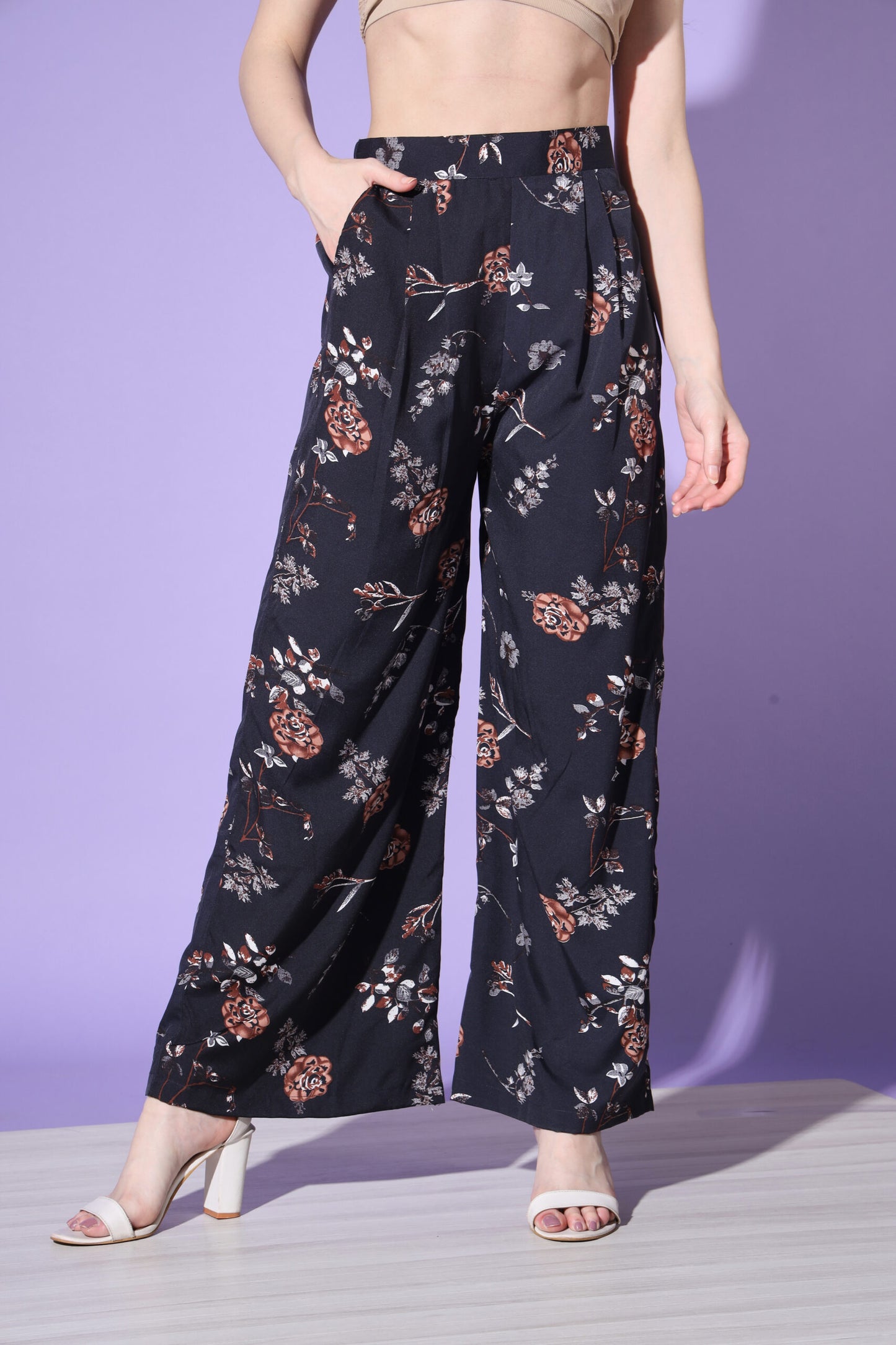 Beautiful Floral Printed Shirt With Trousers-SUCOD-01