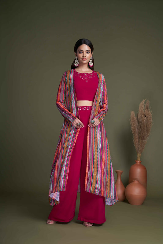 Exclusive Rani Georgette Koti Style Palazzo Collection