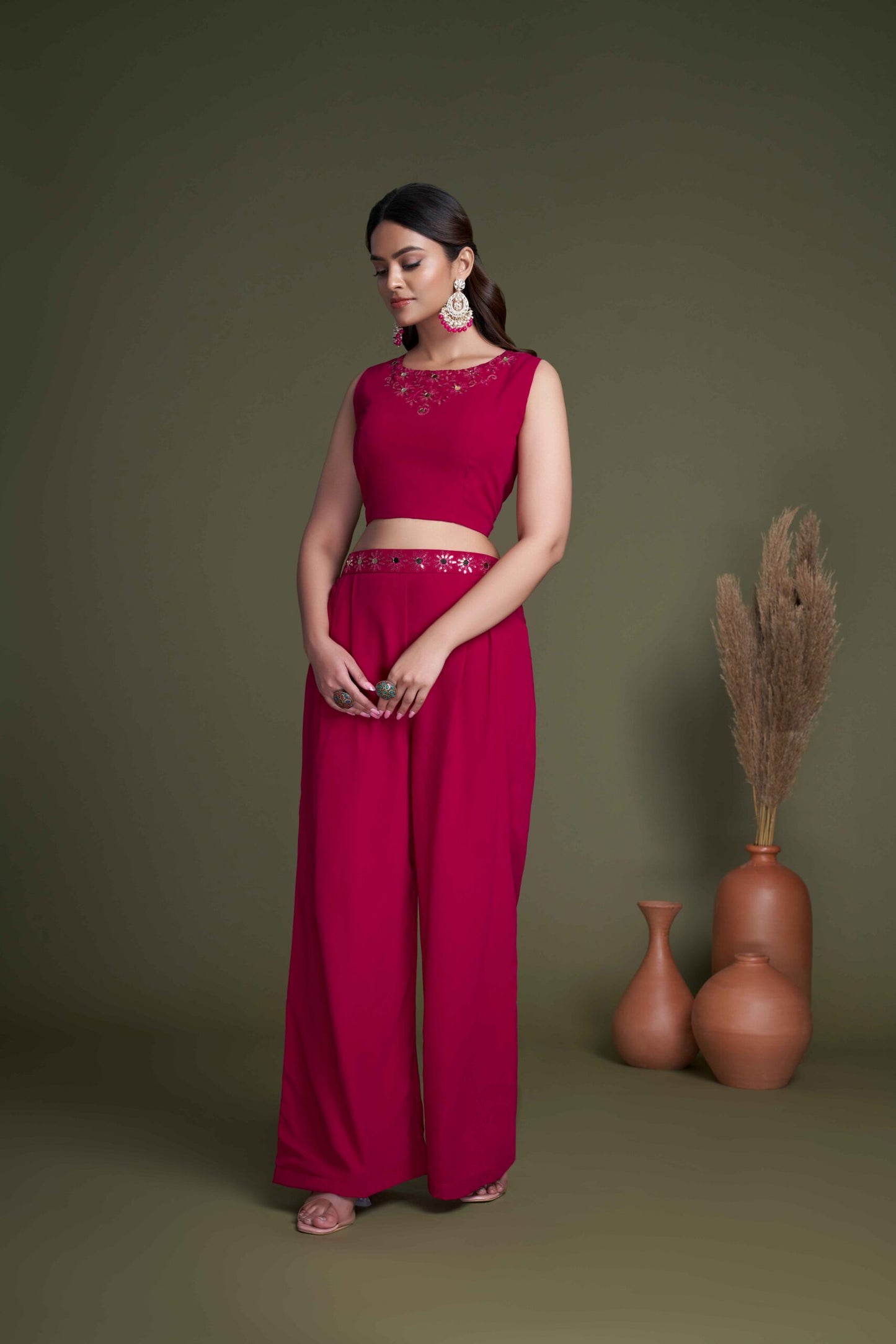 Exclusive Rani Georgette Koti Style Palazzo Collection