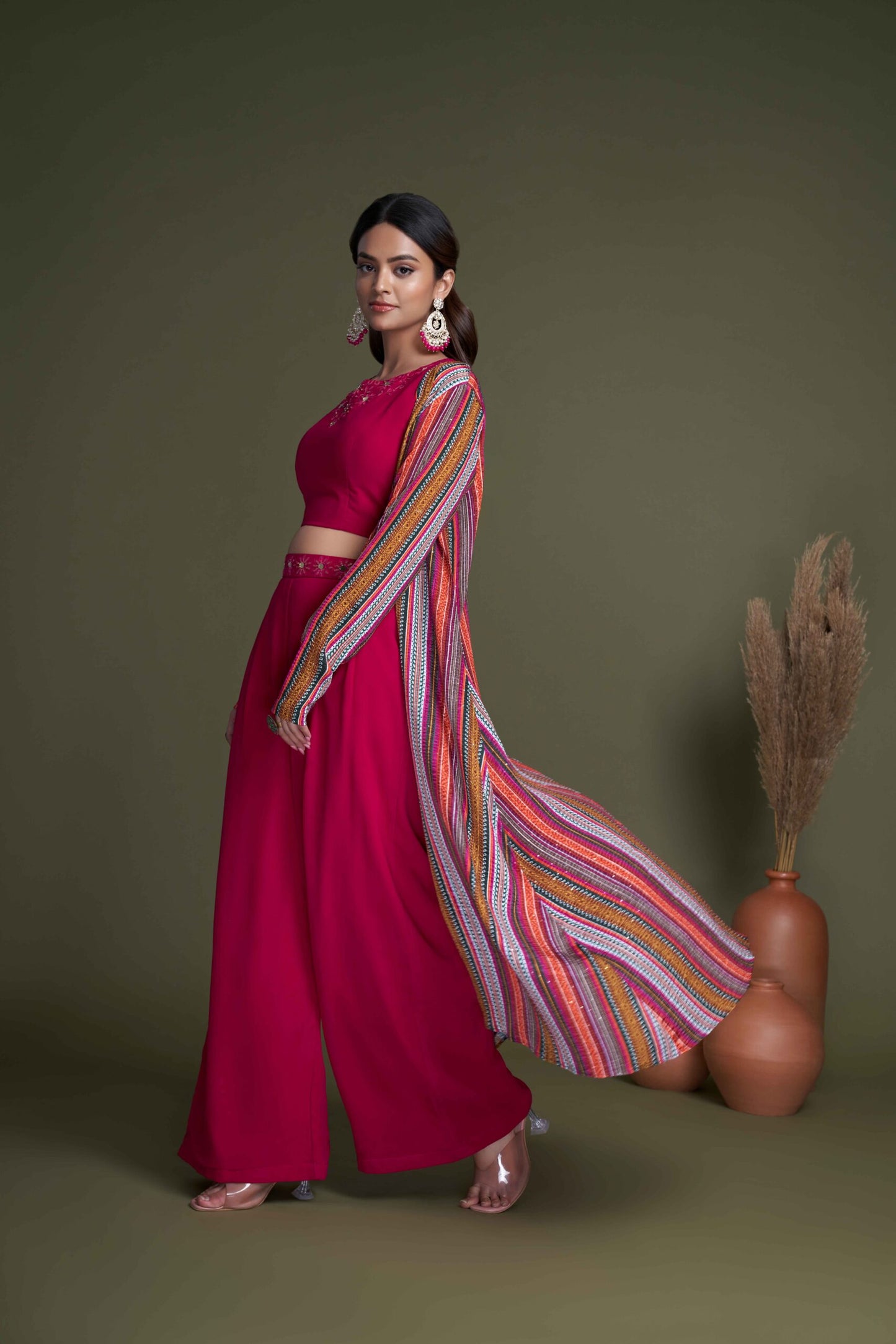 Exclusive Rani Georgette Koti Style Palazzo Collection