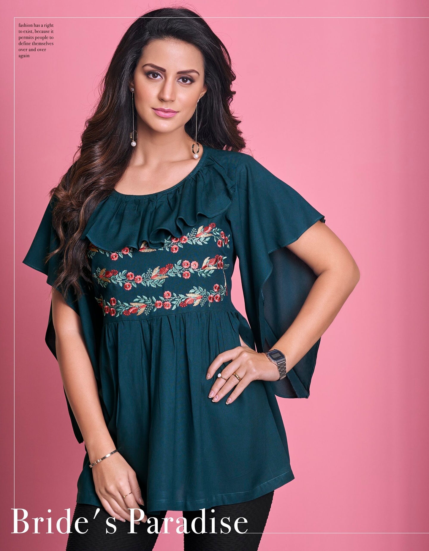 zeekha casual ready to wear regular wome tunic top (morpis)