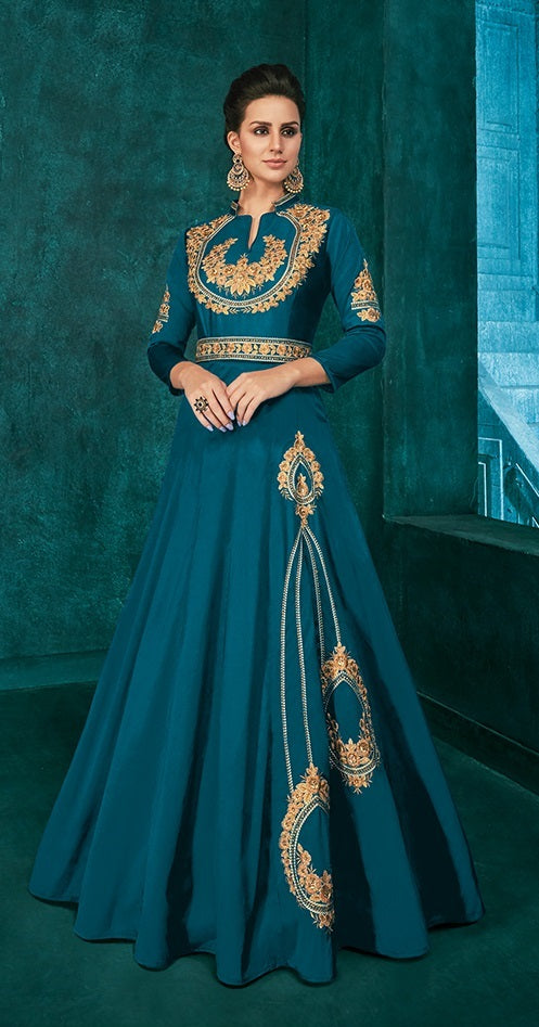 zeekha designer premium quality gown for womens (morpis)